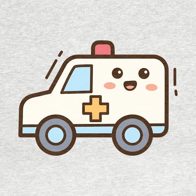 Cute Ambulance by yellowline